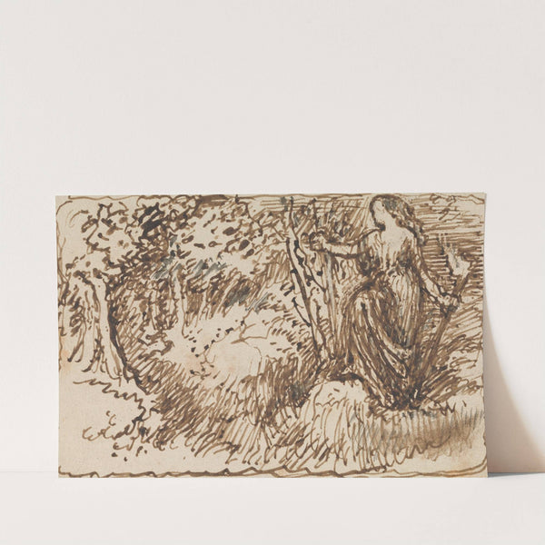 A Woodland Nymph by Edward Calvert