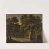 A Woodland Scene With A Cottage And Figures by Philips Koninck