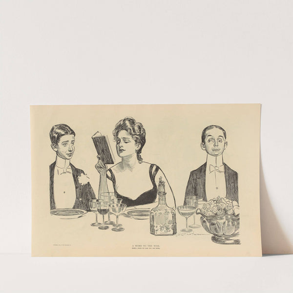 A word to the wise (1893-1900) by Charles Dana Gibson