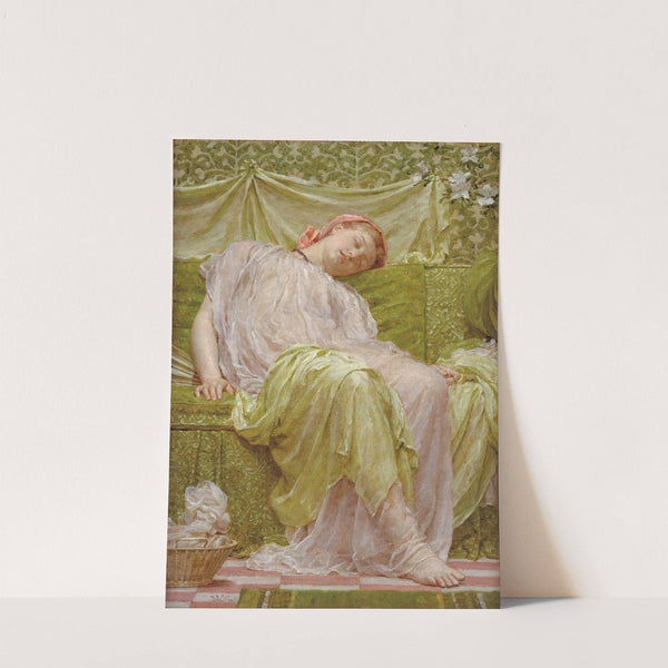 A Workbasket (1879) by Albert Joseph Moore