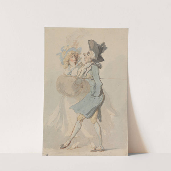 A Worn Out Debauchée by Thomas Rowlandson