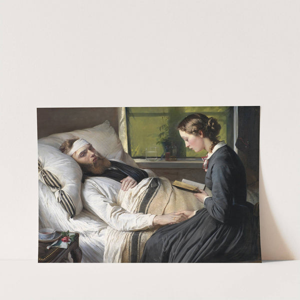 A Wounded Danish Soldier (1865) by Elisabeth Jerichau Baumann