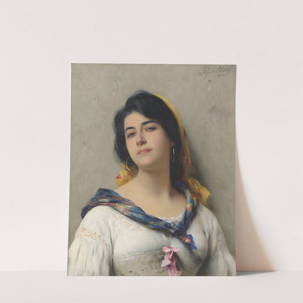 A young beauty (1908) by Eugen von Blaas