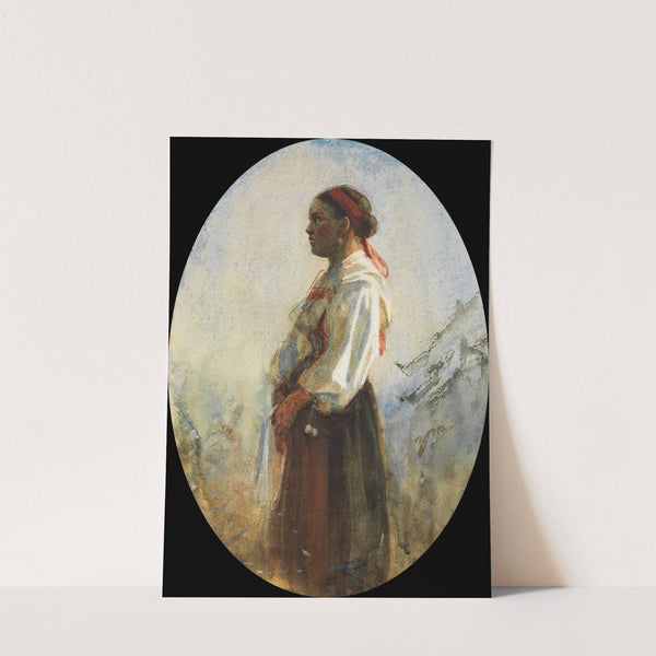 A Young Farm Girl by Anders Zorn