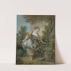 A Young Girl in a Park (c.1765-1770) by François Boucher