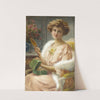 A Young Lady With A Mirror by Emile Vernon