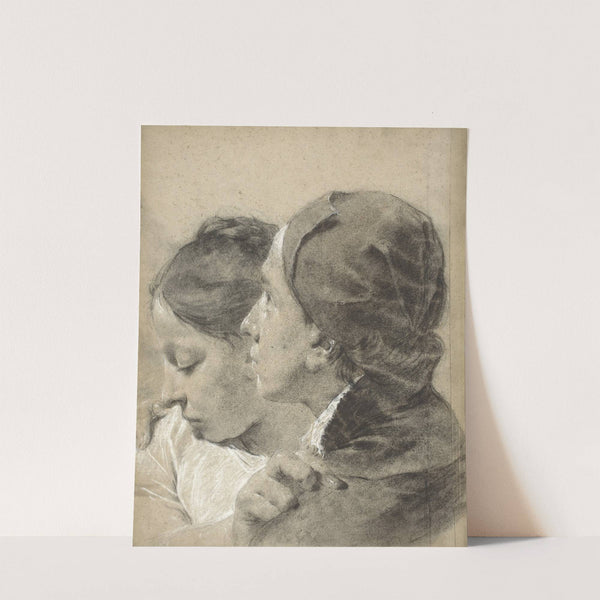 A Young Man Embracing a Girl by Giovanni Battista Piazzetta