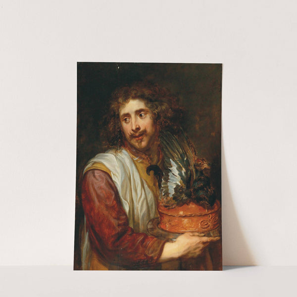 A Young Man With A Bird Pie by Jan Cossiers