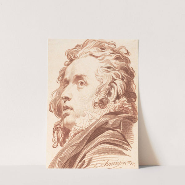 A Young Man with Flowing Hair (1777) by Jakob Matthias Schmutzer