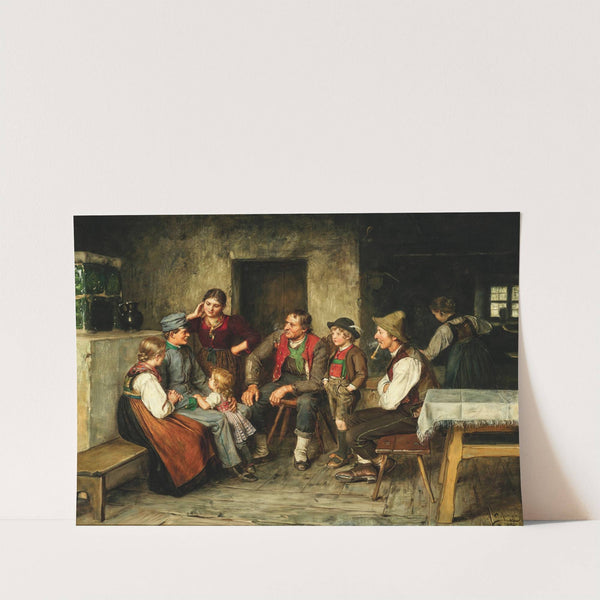 A Young Soldier on Leave (1890) by Franz von Defregger