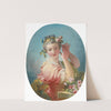 A Young Woman Adorning Her Powdered Coiffure With a Spray of Roses by Jean-Honoré Fragonard