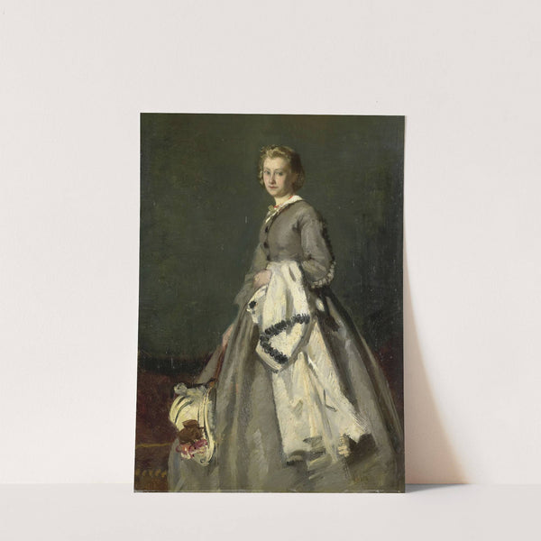 A young Woman by August Allebé