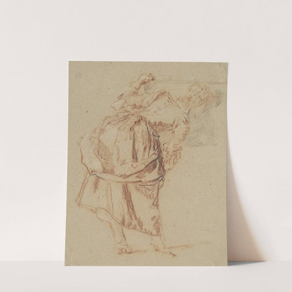 A Young Woman Looking in a Mirror by Nicolas Lancret