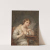A Young Woman With a Birdcage by Jean-Baptiste Greuze