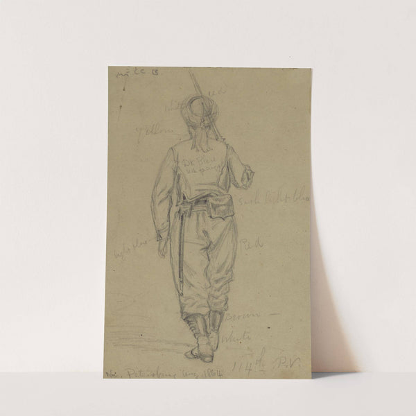 A Zouave sentry by Alfred Rudolph Waud