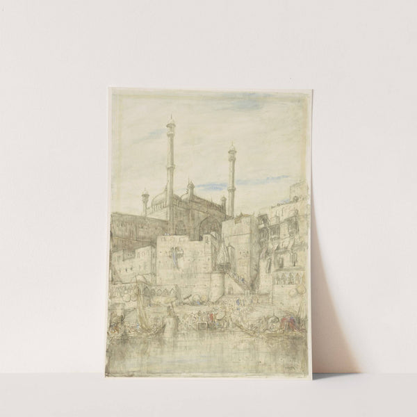 Aan de Ganges bij Benares (c. 1877 - c. 1932) by Marius Bauer