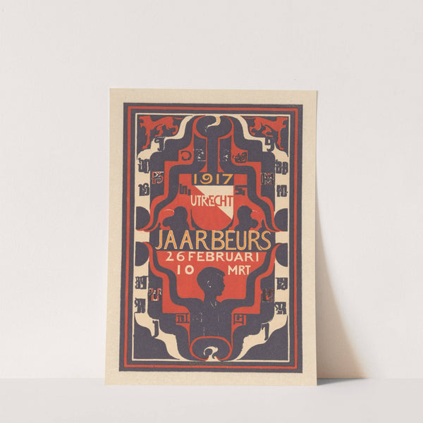 Aankondiging voor jaarbeurs Utrecht 1917 (1917) by Carel Adolph Lion Cachet