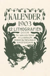 Aankondiging voor kalender 1903