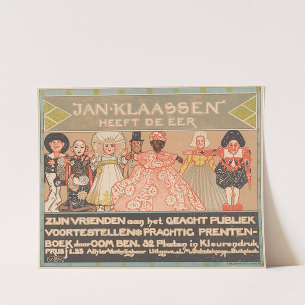 Aankondigingsblad van Jan Klaassen (1903) by Bernard Willem Wierink