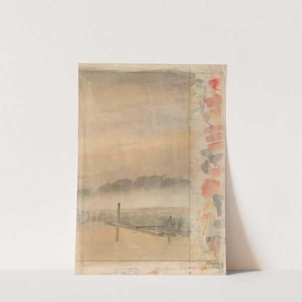 Aanlegsteiger (1797 - 1870) by Andreas Schelfhout