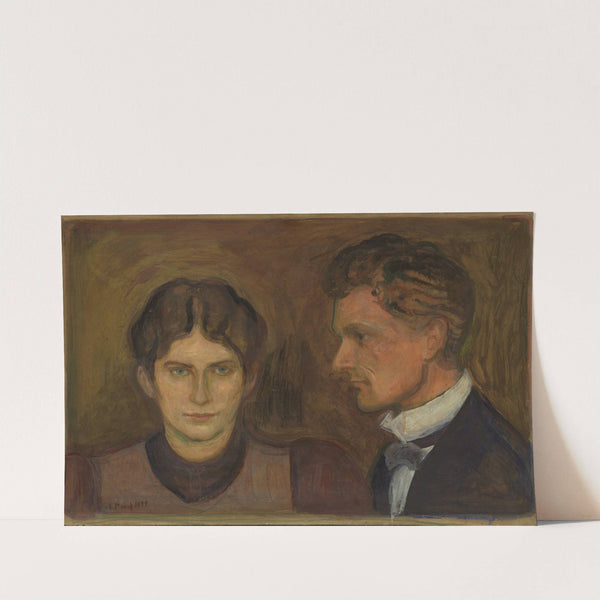 Aase and Harald Nørregaard (1899) by Edvard Munch