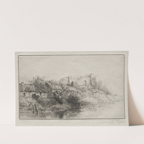 Abandoned Village (c. 1857–1911) by Alphonse Legros