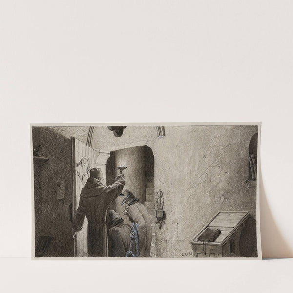 Abbas beati martini (1889) by Luc-Olivier Merson