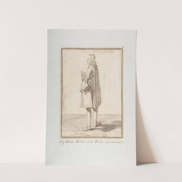 Abbé Jean-Antoine Nollet by Pier Leone Ghezzi