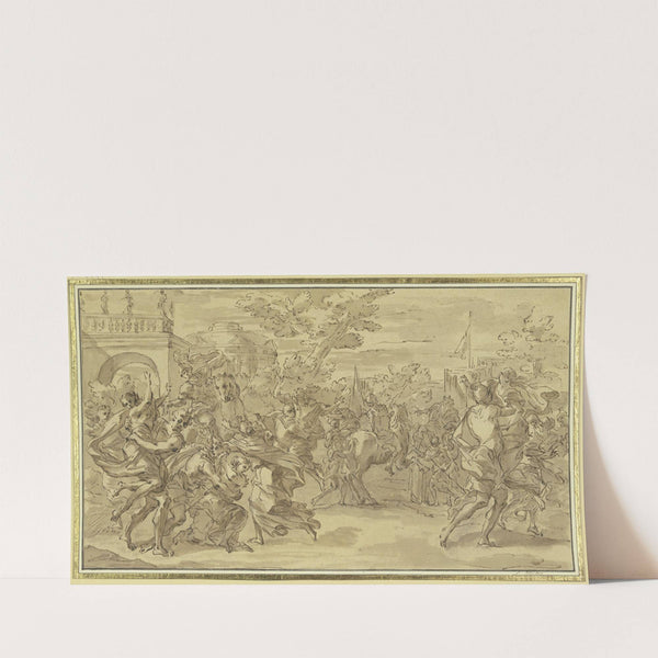 Abduction of the Sabine women by Francesco Solimena