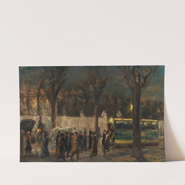 Abend am Brandenburger Tor (1916) by Max Liebermann