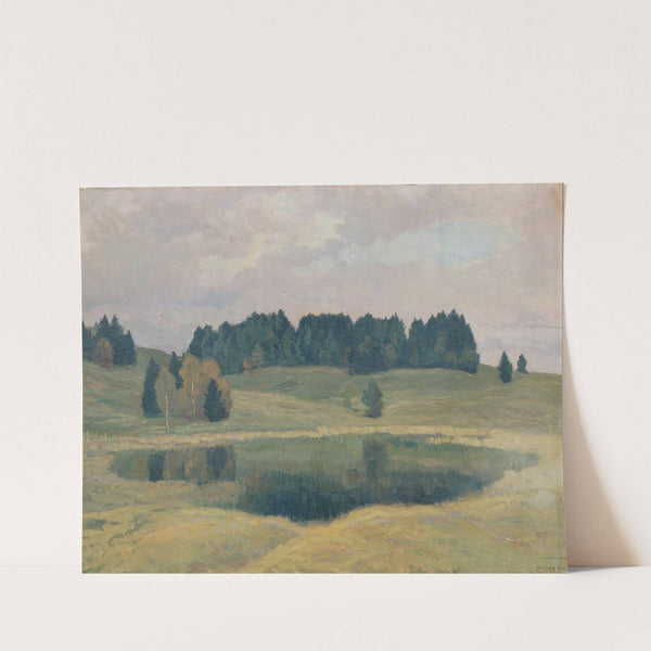 Abend am Mittenwaldsee by Mathilde Sitta-Allé