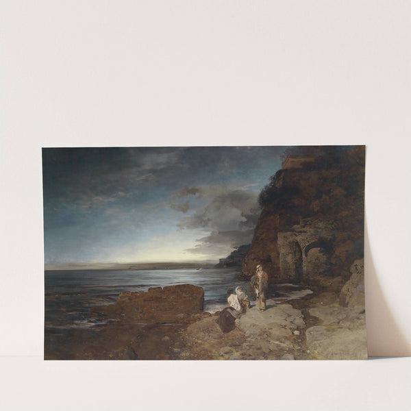 Abend an der Küste by Oswald Achenbach