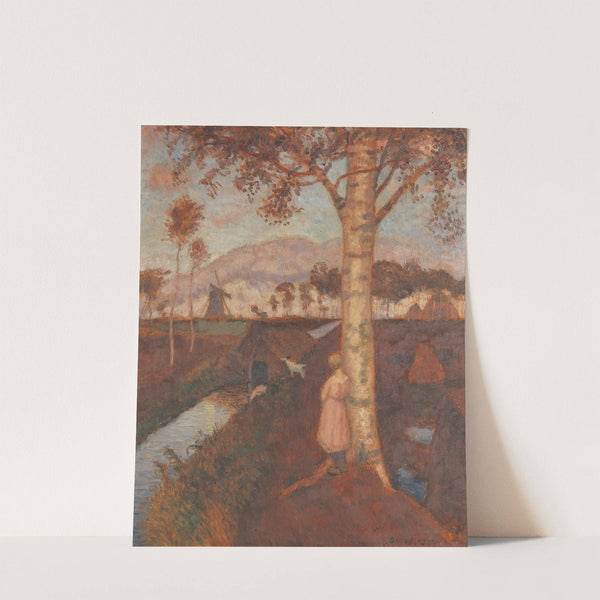 Abend im Moor by Otto Modersohn