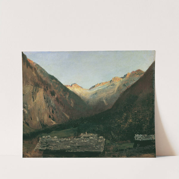 Abend in der Prossau bei Gastein (1877) by Anton Romako