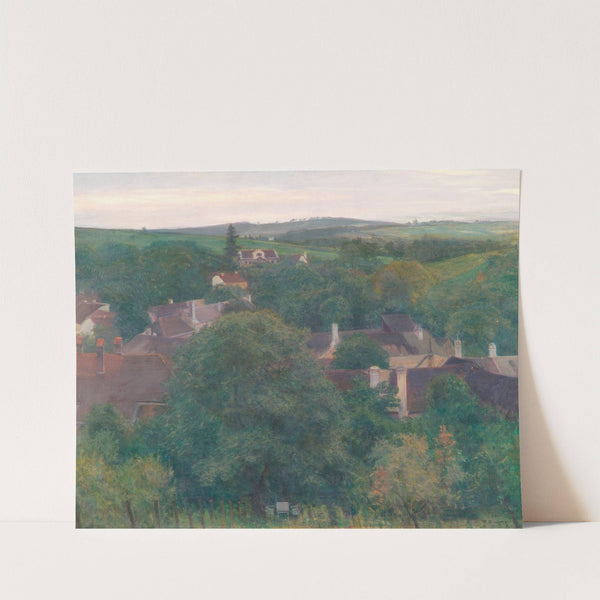 Abenddämmerung in Ober-Sievering by Rudolf Bacher