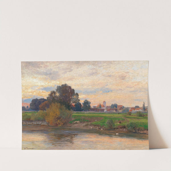 Abendlandschaft Etzenhausen by Hugo Darnaut