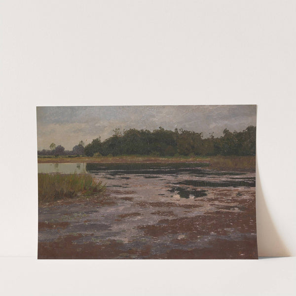 Abendliche Moorlandschaft by Charles Johann Palmié