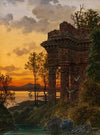 Abendliche Ruinenlandschaft (1891)