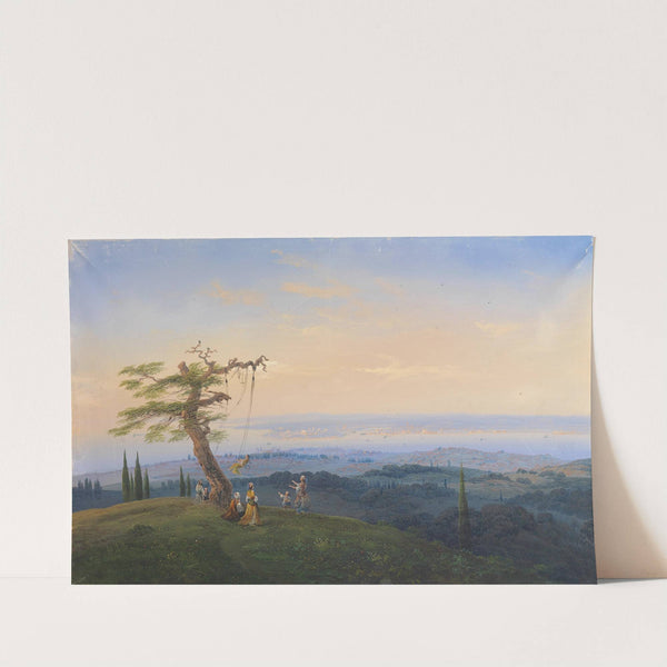 Abendliches Vergnügen vor den Toren Konstantinopels by Carlo Bossoli