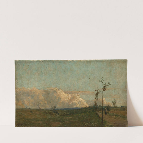 Abendstimmung (1876) by Wilhelm Gustav Friedrich Hasemann
