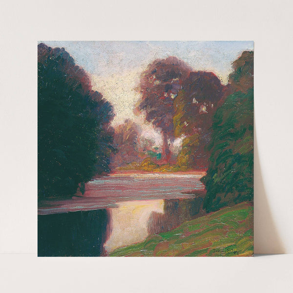 Abendstimmung am Bach (circa 1902) by Julius Exter