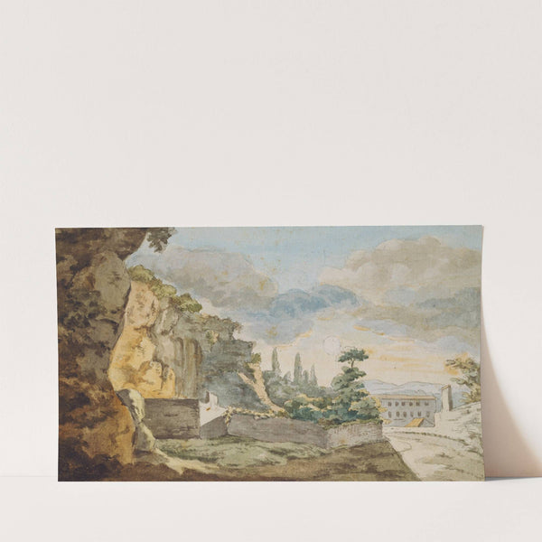 Abendstimmung am Muro Torto vor der Porta del Popolo in Rom (1787) by Johann Wolfgang Von Goethe