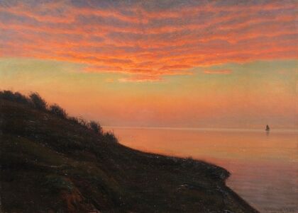 Abendstimmung an der dänischen Küste (1920)