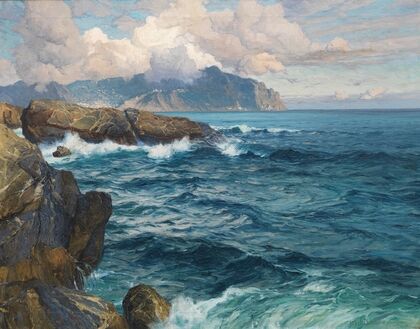 Abendstimmung in Nervi