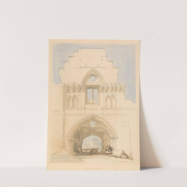 Aberothock Abbey (1848) by David Roberts
