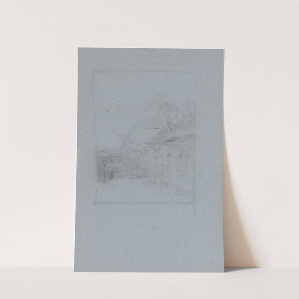 Abklatsch van de krijttekening op pagina 31 verso by Jan Veth