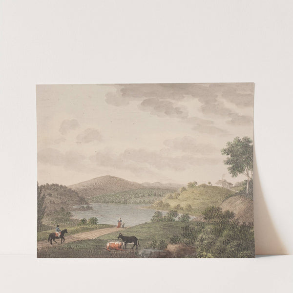 Aborrebjerget. En udsigt på Møn by Søren L. Lange