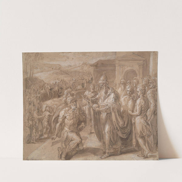 Abraham and Melchizedek by Crispijn van den Broeck