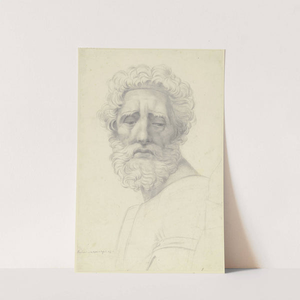 Abraham aus Raffaels Disputa by Moritz Daniel Oppenheim