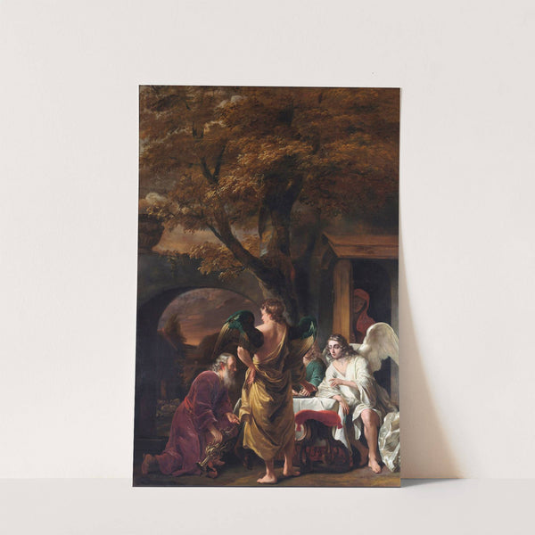 Abraham Entertaining the Three Angels (1660 - 1663) by Ferdinand Bol